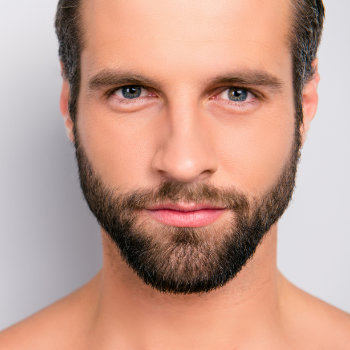 portrait of a handsome man with a beard